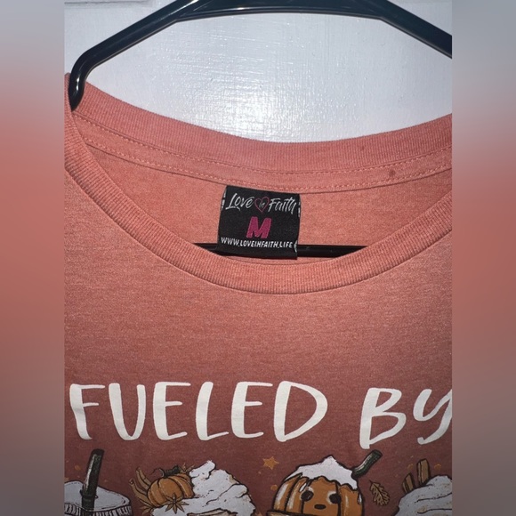 Fueled by Jesus and ☕️ T-shirt - Picture 2 of 2